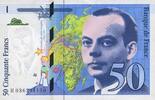 BILLETS DE LA BANQUE DE FRANCE 50 francs Banque de France. Billet. (Saint-Exupéry), 1997, modifié -
