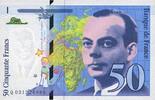 BILLETS DE LA BANQUE DE FRANCE 50 francs Banque de France. Billet. (Saint-Exupéry), 1997, modifié -