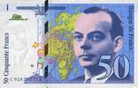 BILLETS DE LA BANQUE DE FRANCE 50 francs Banque de France. Billet. (Saint-Exupéry), 1994, modifié -