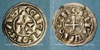 AUTRES MONNAIES PROVINCIALES Obole Seigneurie de Béarn. Monnayage au nom de Centulle (XIIe - XIIe siècle). -