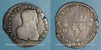 MONNAIES ROYALES Teston Charles IX (1560-1574). Monnayage au nom de Henri II. 2e type, Nantes -