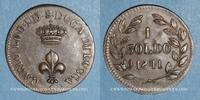 EUROPE 1 soldo Italie. Duché de Lucques. Charles Louis de Bourbon (1824-1847). -