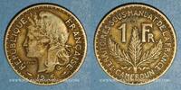 ANCIENNES COLONIES FRANCAISES 1 franc Cameroun. Territoires sous mandat français (1919-1945). -