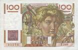 BILLETS DE LA BANQUE DE FRANCE 100 francs Banque de France. Billet. jeune paysan, -
