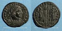 RÖMISCHE KAISERZEIT Constantin II, césar (317-337).  . Siscia, 5e officine, 330-333. R/: deux soldats Centenionalis 330-333 n. Chr. vz
