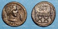 REPUBLIQUE ROMAINE Denier République romaine. L. Furius Cn. f. Brocchus (vers 63 AC). -