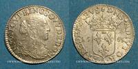 AUTRES MONNAIES PROVINCIALES Principauté de Dombes. Anne-Marie-Louise d'Orléans (1650-1693). 1/12 écu (luigino) -
