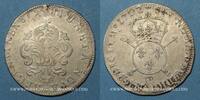 MONNAIES ROYALES 34 sols Louis XIV (1643-1715). Monnayage de Strasbourg. 6 deniers aux insignes Réformation -