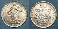 MONNAIES MODERNES FRANCAISES 50 centimes 3e république (1870-1940). Semeuse -