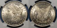 MONNAIES GRADEES 1 dollar Etats Unis. Morgan New Orleans -