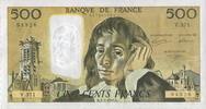 BILLETS DE LA BANQUE DE FRANCE 500 francs Banque de France. Billet. (Pascal) -