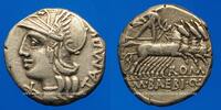 REPUBLIQUE ROMAINE Denier République romaine. M. Baebius Q. f. Tampilus (vers 137 AC). -
