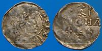 ALSACE Denier Evêché de Strasbourg. Henri II, roi . -