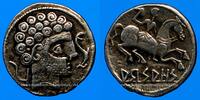 MONNAIES GAULOISES Denier Celtibérie. Arsaos. 2e siècle AC -