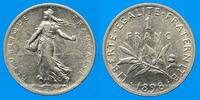 MONNAIES MODERNES FRANCAISES 1 franc 3e république (1870-1940). Semeuse -