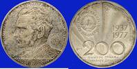 EUROPE 200 dinars 1977 Yougoslavie. R&eacute;publique.  (PTL 15 g. 750) Proof- 32,00 EUR  + 11,00 EUR frais d'envoi