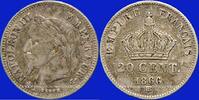 MONNAIES MODERNES FRANCAISES 20 centimes 1866 BB 2e empire (1852-1870). ... 21,00 EUR  + 11,00 EUR frais d'envoi
