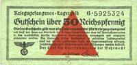ALLEMAGNE 50 pfennig 1939-1945 Allemagne. Camps allemands de prisonniers... 32,00 EUR  + 11,00 EUR frais d'envoi