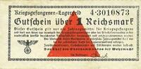 ALLEMAGNE 1 mark 1939-1945 Allemagne. Camps allemands de prisonniers de ... 32,00 EUR  + 11,00 EUR frais d'envoi