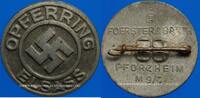 DECORATIONS 1940 Alsace. 3e Reich. Badge Opferring Elsass, ca vz 126,00 EUR  + 11,00 EUR frais d'envoi