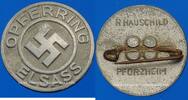 DECORATIONS 1940 Alsace. 3e Reich. Badge Opferring Elsass, ca vz 158,00 EUR  + 11,00 EUR frais d'envoi