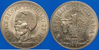 MONDE 1 dollar 1970 Guyana. vz 7,00 EUR  + 11,00 EUR frais d'envoi
