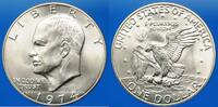 MONDE 1 dollar 1974 S Etats Unis.  Eisenhower San Francisco Tr&egrave;s l&eacute;g&egrave;res... 24,00 EUR  + 11,00 EUR frais d'envoi