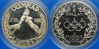 MONDE 1 dollar 1988 S Etats Unis.  J.O. 1988 PP, FDC 74,00 EUR  + 11,00 EUR frais d'envoi