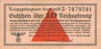 ALLEMAGNE 10 pfennig 1939-45 Allemagne. Camps allemands de prisonniers d... 11,00 EUR  + 11,00 EUR frais d'envoi