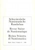 LIVRES DE NUMISMATIQUE Revue suisse de numismatique. -
