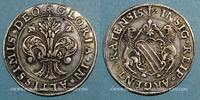 ALSACE 1/4 taler Strasbourg (17e siècle). aux lions -