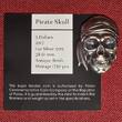 Palau 5 Dollars 1 Oz Unze Silber 2017 Pirate Skull Piratenschädel Skulpturmünze Metallbox hat Delle Antique finish with box, coa & slipcase