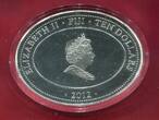Fiji Inseln Islands Fidschi 10 Dollars Silber 1 Unze Oval 2012 30th. Anniversary of the death of Princess Grace Kelly of Monaco. FB mit Box Zertifikat Karton
