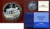 Frankreich, France 10 Euro Silbermünze Commemorative Coin 2009 20. Jahrestag Fall der Berliner Mauer - Brandenburger Tor NGC PF 68 with original packaging