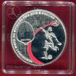 Russland Russia 3 Rubel Silbermünze 1 Unze coloriert 2018 Fußball WM FIFA Worldcup Silber PP 3.Serie Proof with capsule