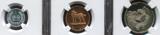 China Volksrepublik Peoples Republic KMS Coin Set 7 Coins 1982 7 Münzen 1 Med. Bild ansehen Mit Medaille Year of the Dog Lunar NGC Certified