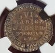 GERMANY Braunschweig Wolfenbüttel 6 Mariengroschen 1781 CES Karl Wilhelm Ferdinand 1780-1806 Wilder Mann, Wild Man Great toner ! NGC AU 53