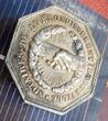Frankreich Jeton Silber Silver O.J. Jeton Octagon Achteckig Notaires Abbeville USA xf not cleaned