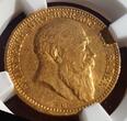 GERMANY Baden 10 Mark Gold 1907 G Grossherzog Friedrich NGC AU Details