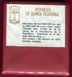 Republica de Guinea Ecuatorial 150 Pesetas Guineanas Silbermünze 1970 Stehende Roma Capital 1870-1970 PP in Originalfolie OVP