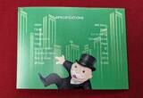 Niue Islands, Niue Inseln 4 x 1 Dollar Silbermünzen 2013 Monopoly© 4 x 1/4 OZ Silver Coin Set - New Zealand Mint Proof colorated with original packaging
