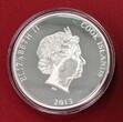 Cook Islands 50 Dollar Silbermünze 2013 Zeppelin - Rigid Airship - Mother of Pearl Inlay - 5 oz Silber Proof with box & coa