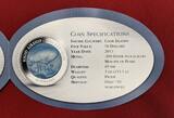Cook Islands 50 Dollar Silbermünze 2013 Zeppelin - Rigid Airship - Mother of Pearl Inlay - 5 oz Silber Proof with box & coa