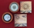 Niue Islands 1 Dollar Silbermünze 2014 100 Jahre Panama Kanal - Panama Canal Compass - mit funktionierendem Kompass Proof with box, coa & carton