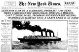 Deutschland Karl Goetz England Eisen Gußmedaille Cast Iron Datiert 1915 Versenkung der Lusitania Englischer Nachguß mit 5.May 1915 As cast
