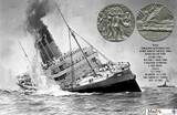 Deutschland Karl Goetz England Eisen Gußmedaille Cast Iron Datiert 1915 Versenkung der Lusitania Englischer Nachguß mit 5.May 1915 As cast