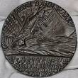 Deutschland Karl Goetz England Eisen Gußmedaille Cast Iron Datiert 1915 Versenkung der Lusitania Englischer Nachguß mit 5.May 1915 As cast