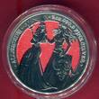 Deutschland 10 Mark 2 Unzen Silber & Farbauflage 2019 The Allegories Britannia & Germania Diamond Dust -GERMANIA MINT- BU, coa, box