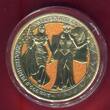 Deutschland 10 Mark 2 Unzen Silber & Farbauflage 2019 The Allegories Columbia & Germania Diamond Dust -GERMANIA MINT- BU, coa, box