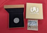 Salomonen, Solomon Islands 5 Dollar Silbermünze 2017 Gladiators - 2 OZ Silver Coin - Gladiatoren - Essedarius Antique Finish with box, carton & coa